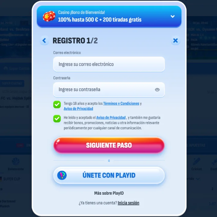 Registro y acceso en Nomini